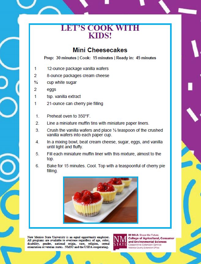 Cooking with Kids, Mini Cheesecakes