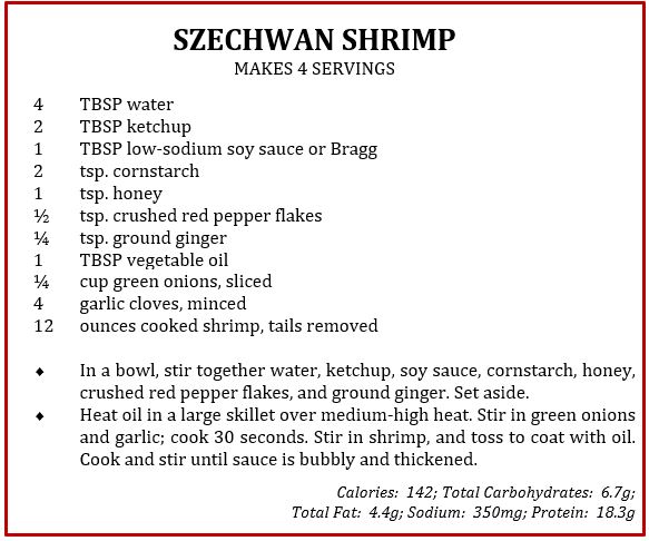 Szchwan Shrimp Recipe